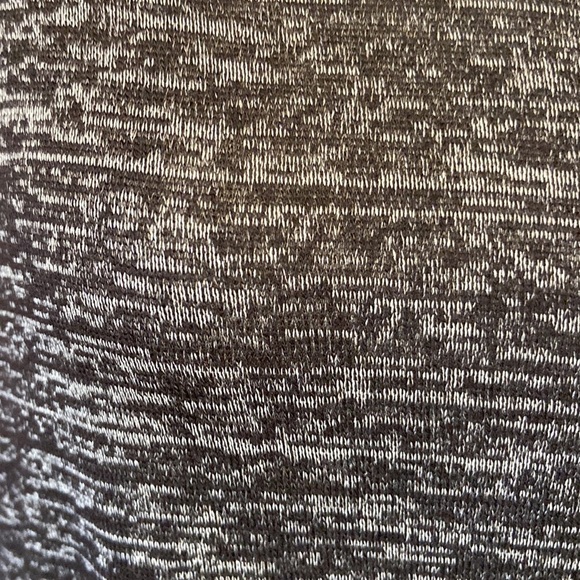 Paper Crane Dolman Crop Heathered Black Long Sleeved V-neck Sweater Boho Small - Picture 3 of 7